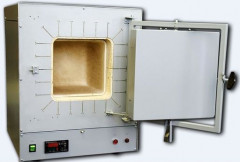 Печь муфельная 15л, 1250C, электронный самописец термодат-16Е, вытяжка