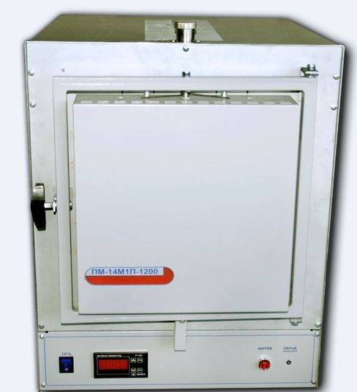 Печь муфельная 15л, 1250C, программируемый терморегулятор РТ-1250Т