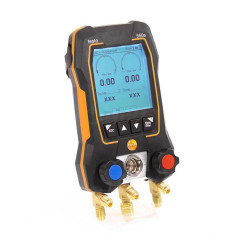 Testo 550s Комплект 1 - Умный цифровой манометрический коллектор и зонды-зажимы температуры с фиксированным кабелем