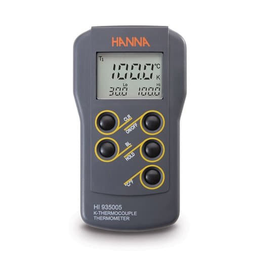 HI935005 портативный микропроцессорный термометр с 2-мя диапазонами