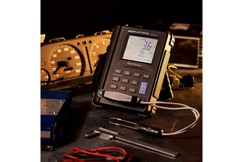 Цифровой измеритель RLC с автодиапазоном Mastech MS5308, порт USB и кабель RS-232