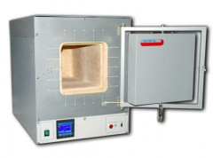 Печь муфельная 24л, 1250C, электронный самописец термодат-16Е, вытяжка